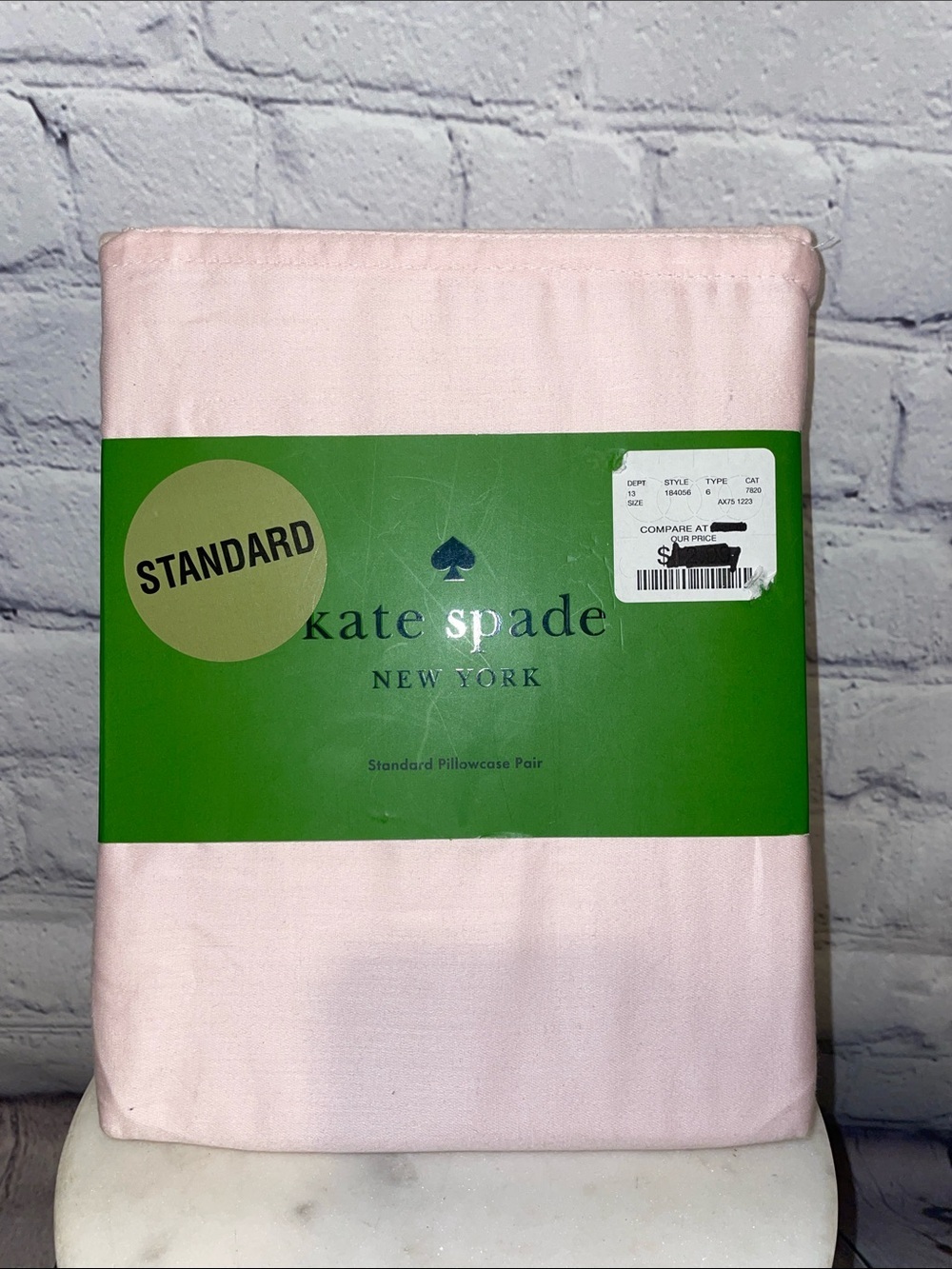 Kate Spade Pink Standard Pillow Cases NWT